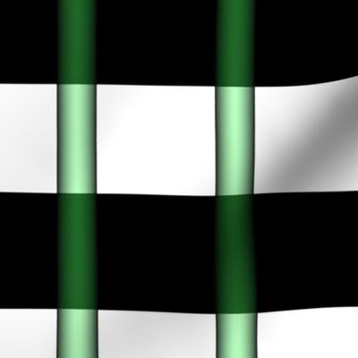 Translucent Green Tubes (vertical) and Black Webbing