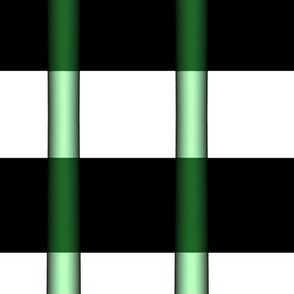Translucent Green Tubes (vertical) and Black Webbing