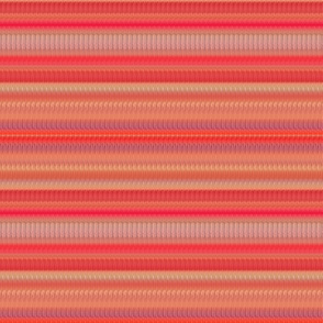 coral and peach stripes