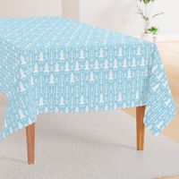 Rocket Science Damask (Blue)