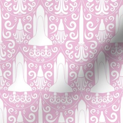 Rocket Science Damask (Pink)