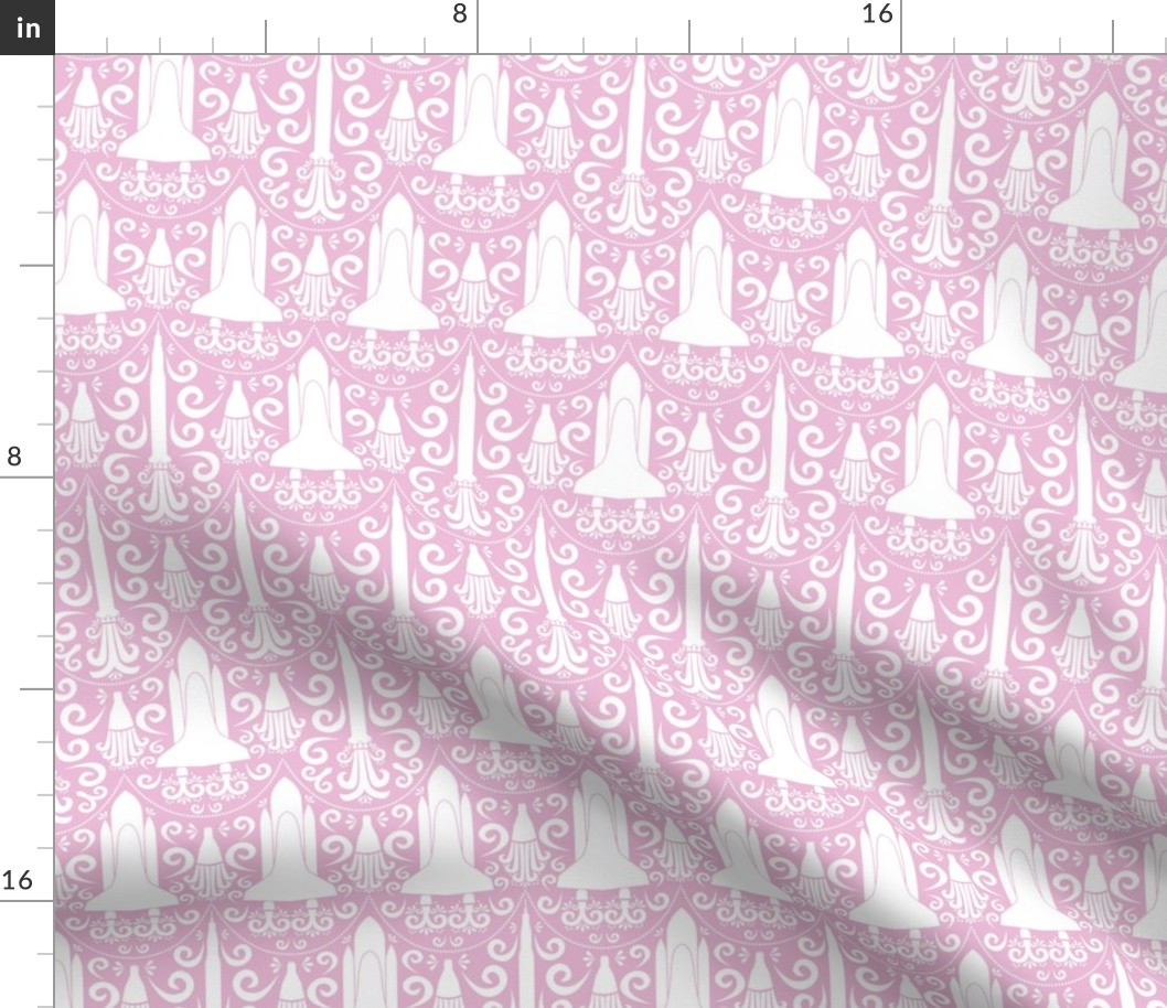 Rocket Science Damask (Pink)