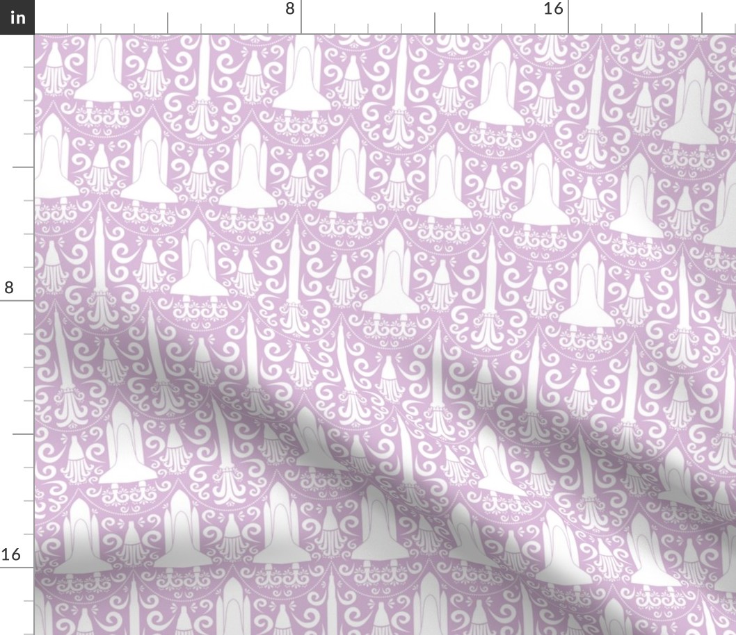 Rocket Science Damask (Purple)