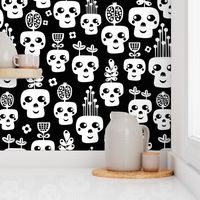 Funny skull vases