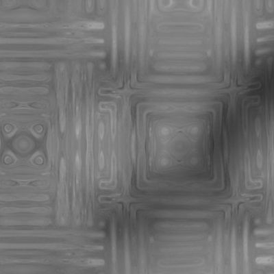 Grey Fractal Weave Large © Gingezel™ 2013