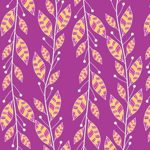 Bouquet Leaves (Purple)