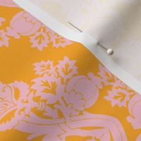 floral damask peach