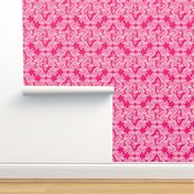 floral damask pink