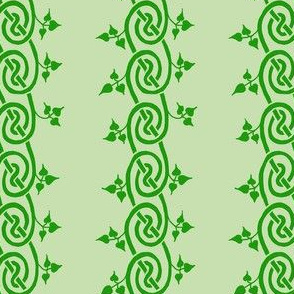 celtic ivy border green