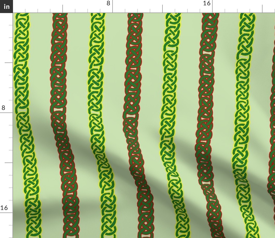 celtic ribbons 1 green