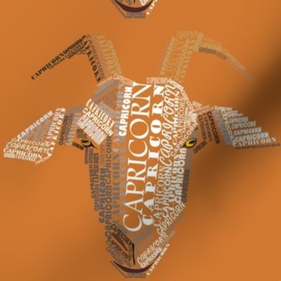 Capricorn the Goat Orange