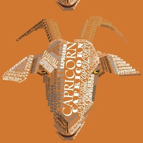 Capricorn the Goat Orange