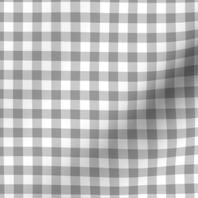 Gingham ~ Grey on Gray