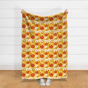 Mod Floral Yellow and Red