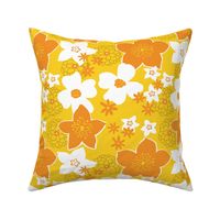 Mod Floral Yellow and Orange