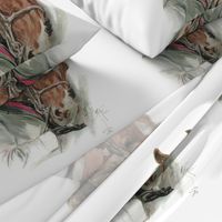 The Equestrian & The Horse 18" pillow square