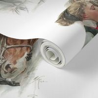 The Equestrian & The Horse 18" pillow square