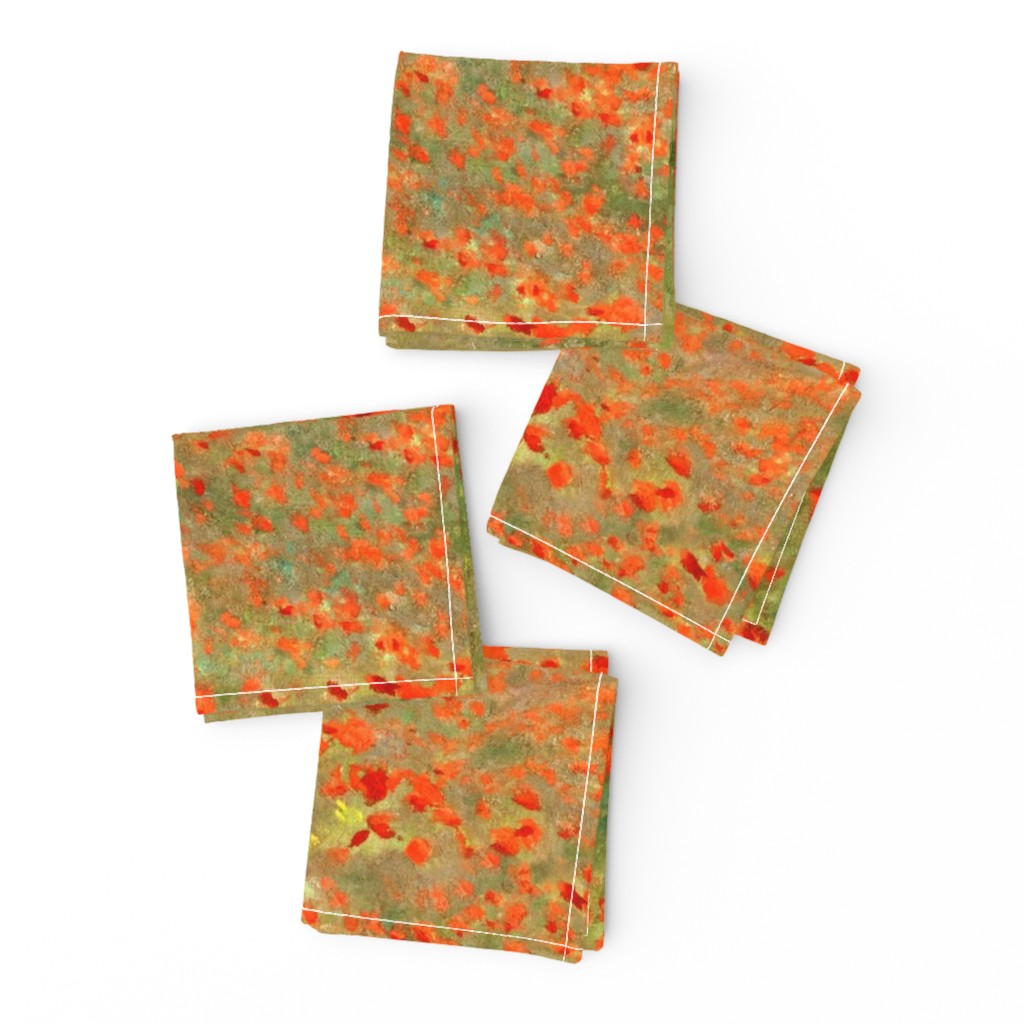 Monet: Poppy Field- Poppies Only Original Palette