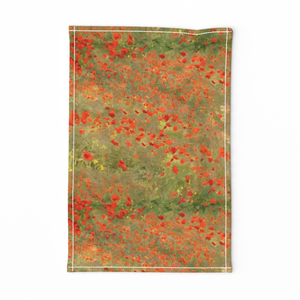 Monet: Poppy Field- Poppies Only Original Palette