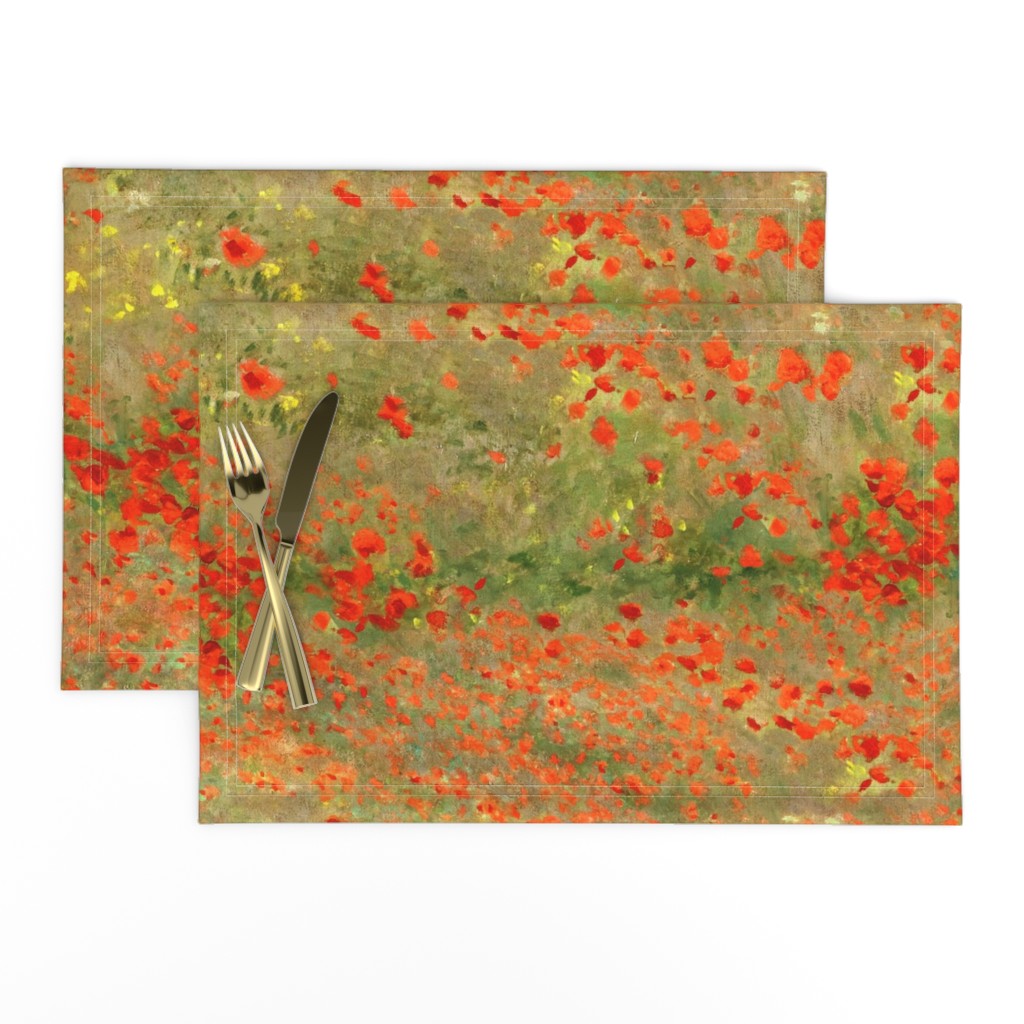 Monet: Poppy Field- Poppies Only Original Palette