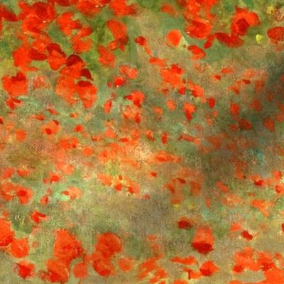 Monet: Poppy Field- Poppies Only Original Palette