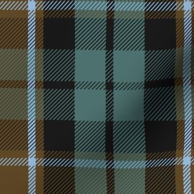 Graham of Menteith tartan, 9" weathered colors