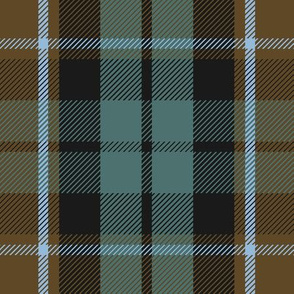 Graham of Menteith tartan, 9" weathered colors