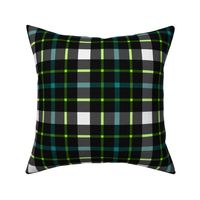 Century City Plaid ~ Lime & Teal