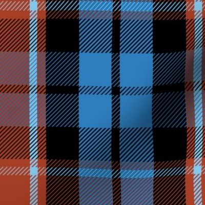 Graham of Menteith tartan, 9" red variation, ancient colors