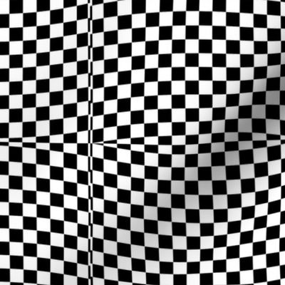 Race Checkered Adventure -- op art