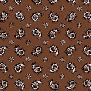 longhorn paisley cinnamon