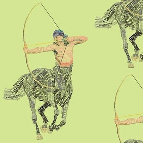 Sagittarius the Centaur Archer Olive