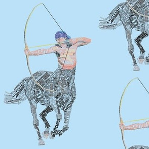 Sagittarius the Centaur Blue