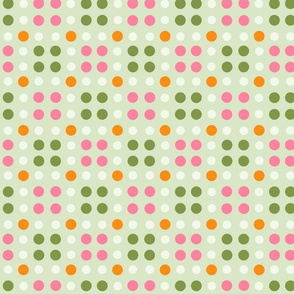 crepe flower dots LARGE