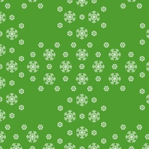 Green Snowflake Weave  ©2013 by Jane Walker