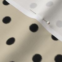 Black Dots on Cream (large scale)
