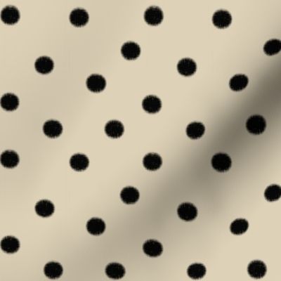 Black Dots on Cream (large scale)