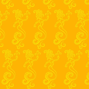 Magical Mermaids-yellow/orange