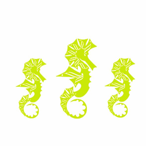 Three Seahorses