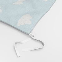 clouds // soft pastel baby blue clouds illustration pattern for baby nursery