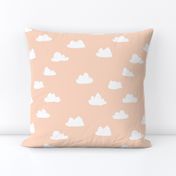 clouds // blush baby nursery girly nursery design for home decor