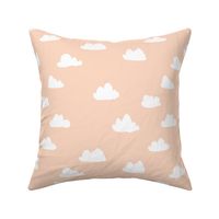 clouds // blush baby nursery girly nursery design for home decor