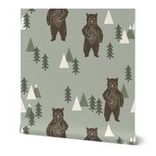 forest bear // camping trees woodland forest kids 