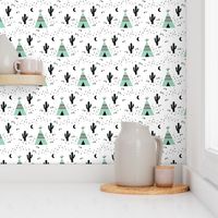 Teepee - white background