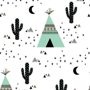 Teepee - white background