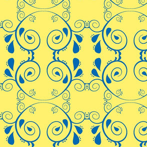 Abstract67-yellow/blue