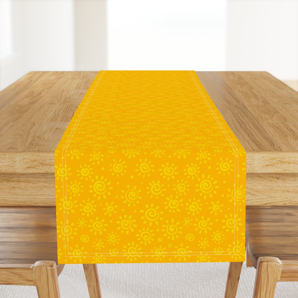 Yellow sunny pattern