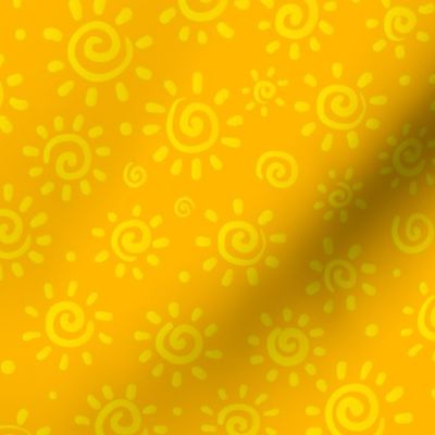 Yellow sunny pattern