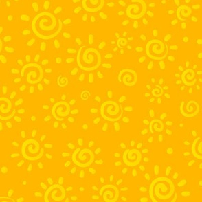 Yellow sunny pattern