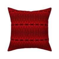 gradual red motif fabric